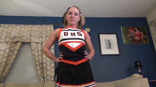 Bratty Babes Own You: Cheerleader Dre Hazel Footjob On Bother HD