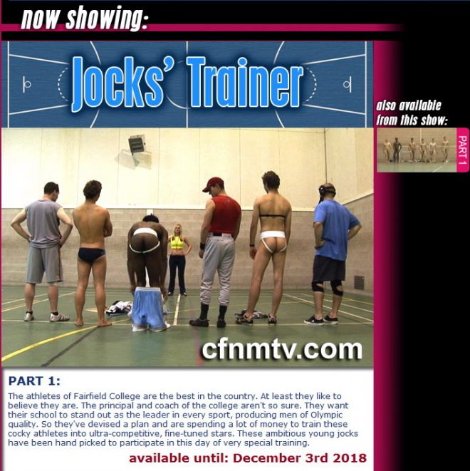 cfnmtv: Jocks Trainer (part 1)