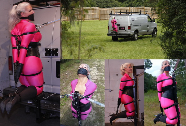 Sandra Silvers: 1626 – Sandra Silvers/ Extreme Bondage Orgasm as Sandra is Bound TO, not in, a Van and Taken for a Ride!