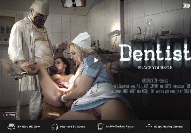 X Virtual/Horror Porn: Dentist in 180° X (Virtual 53) – VR (4K)