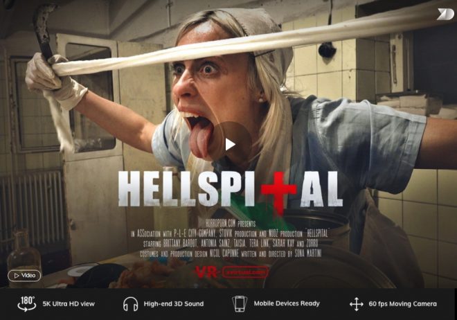 X Virtual/Horror Porn: Hellspital in 180° X (Virtual 39) – (4K) – VR