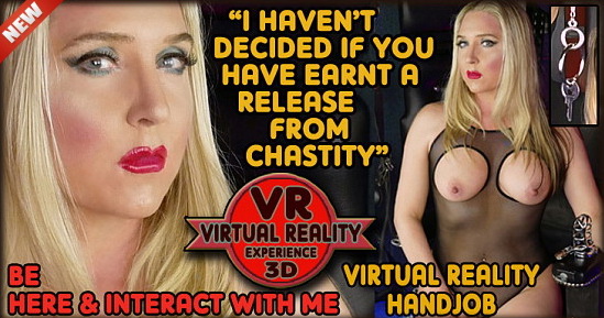 The English Mansion Mistress Sidonia: Chastity Tease & Release – VR