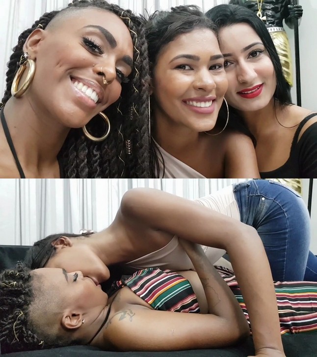 Mf Video Brazil: Kisses Extreme Taboo By 3 Top Models Marcela Stefany And India