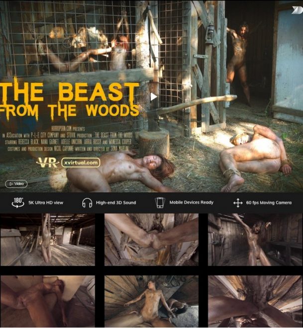X Virtual/Horror Porn: The beast from the woods 180° (X Virtual 19) – (4K) – VR