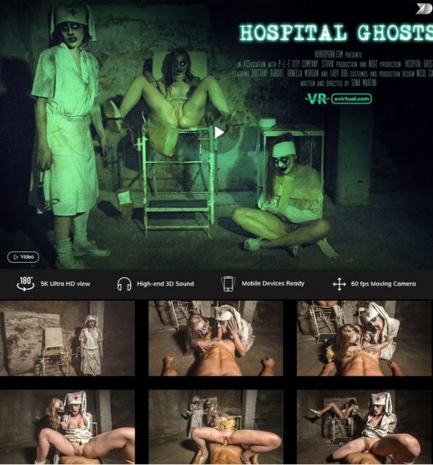 X Virtual/Horror Porn: Hospital ghosts in 180° (X Virtual 13) – (4K) – VR
