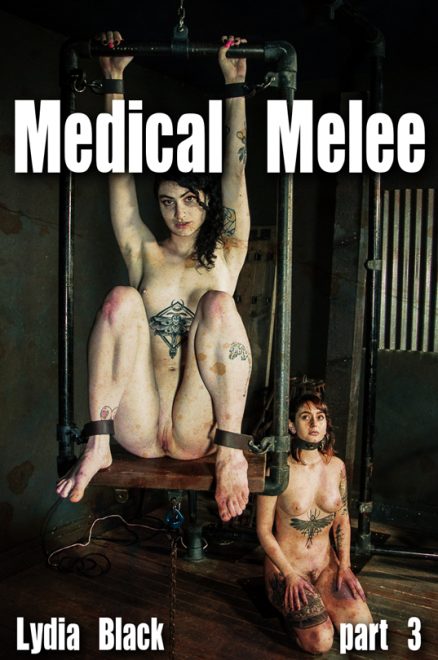 REAL TIME BONDAGE: November 16, 2019: Medical Melee Part 3 | Lydia Black/After a glucose high, spin therapy, and orgasm therapy Lydia feels much better.