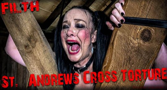 Brutal Master: Slave Filth – Saint Andrews Cross Torture