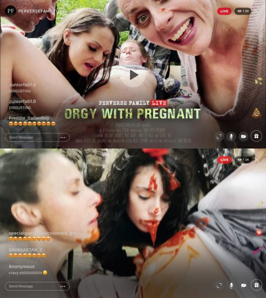 Perverse Family Live: Orgy with Pregnant