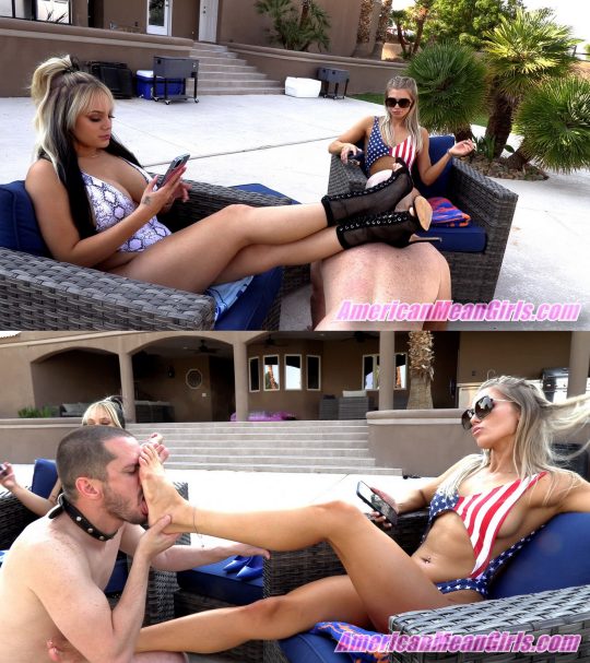 American Mean Girls Princess Amber: POOLSIDE FOOT WORSHIP ($10.99 Clips4sale)